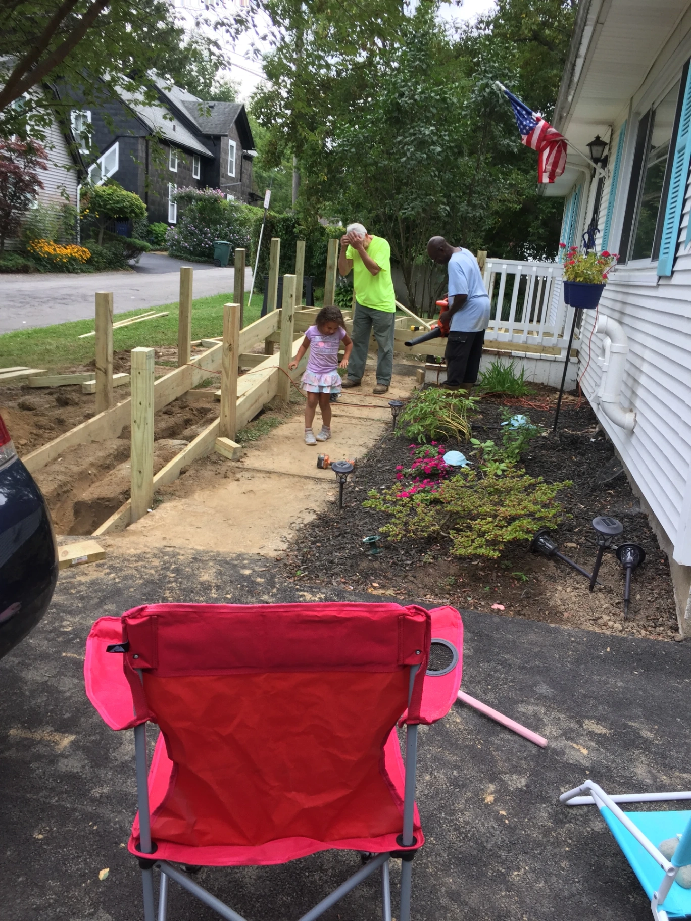 Deck Construction - Before